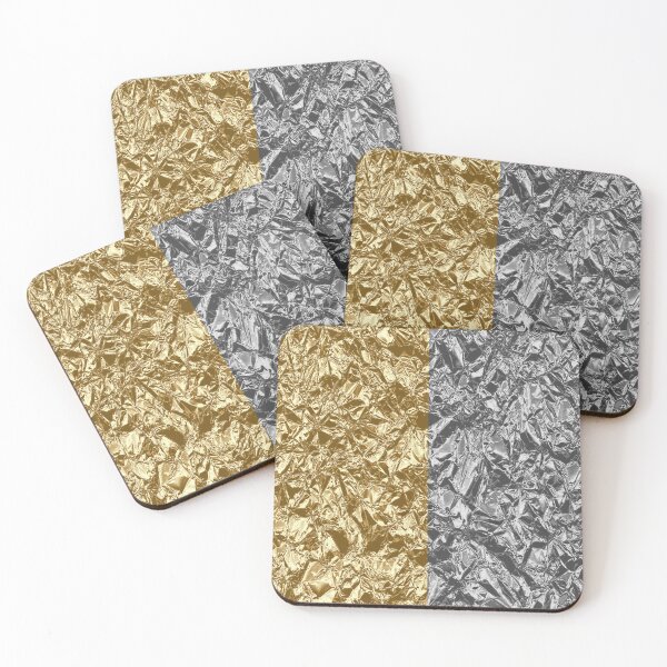Item preview, Gold Silver Foil Modern Collection designed and sold by TrendyDesigne412.
