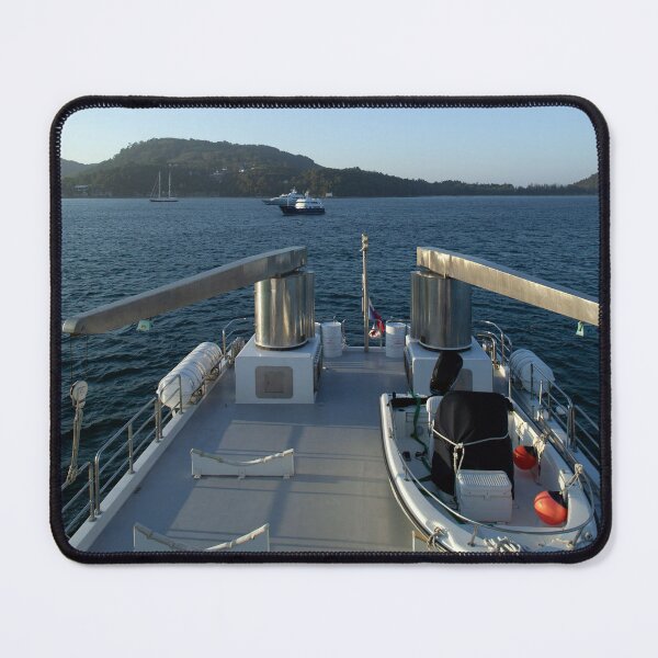 Item preview, Yacht Deck Overlooking Serene Waters designed and sold by Kevin Miller Photography.