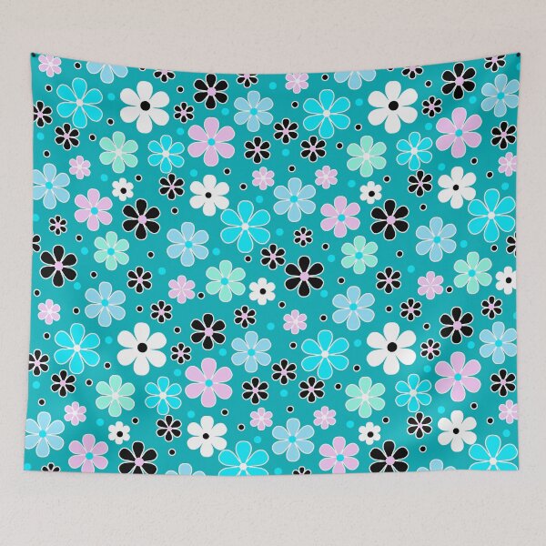 Item preview, Baby Doll Daisy Toss Seamless Repeat designed and sold by Sharon Schwalbe.