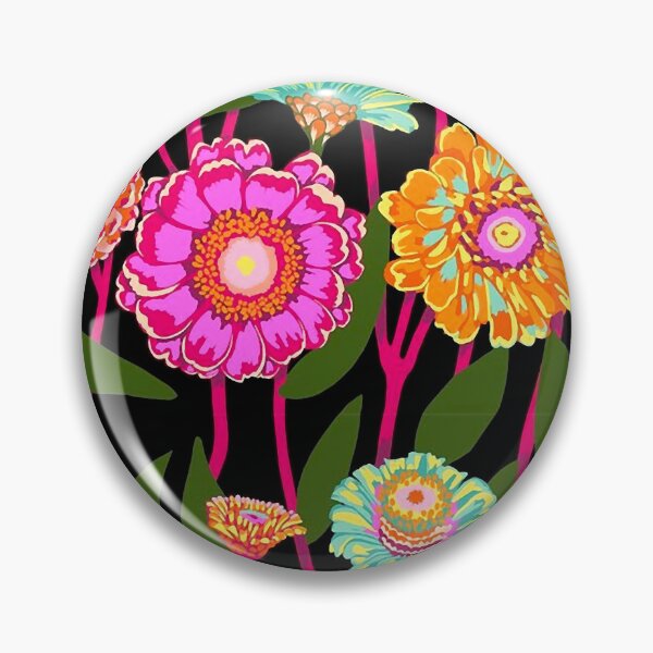 Item preview, Zinnia Flower Painting designed and sold by ViaARTfactory.