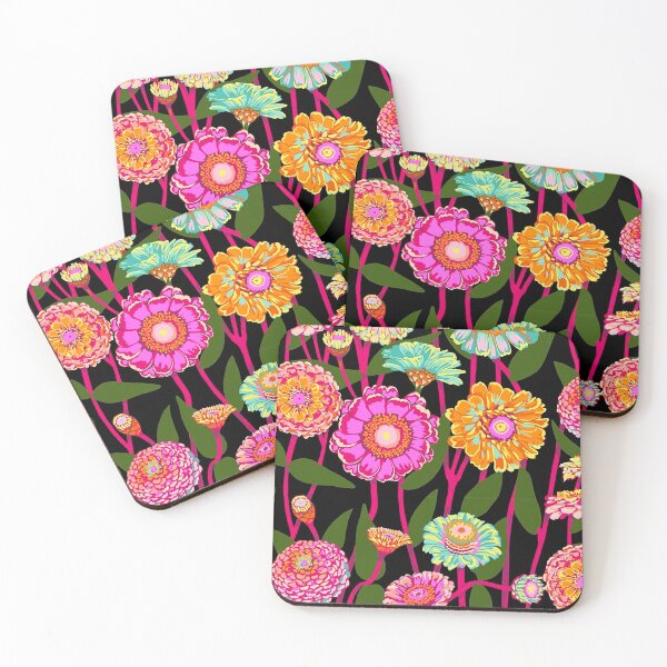 Item preview, Zinnia Flower Painting designed and sold by ViaARTfactory.