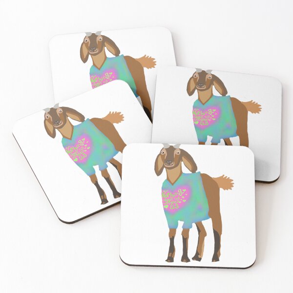 Item preview, Disability Justice goat designed and sold by EmployedSnail .