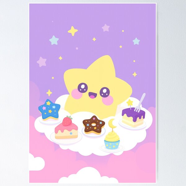 Item preview, Dulces dulces Happy Star designed and sold by FurryFantasy.