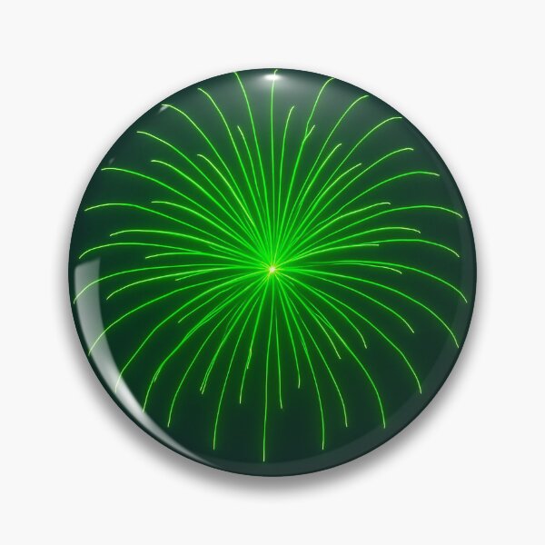 Item preview, Green Firework  designed and sold by Homelesssquid's Stickers & More.