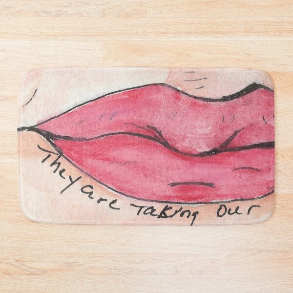 Item preview, They are taking our voice. Red Lips Doodle designed and sold by JTraffStudios.