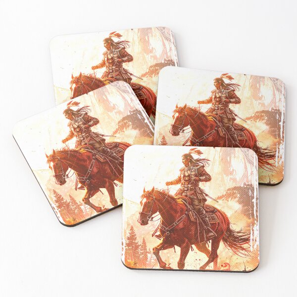 Item preview, Native American on Horseback designed and sold by smwolfgang.