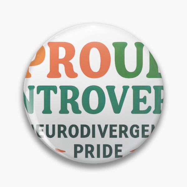 Item preview, Proud Introvert Neurodivergent Pride designed and sold by ArtComixHaven.