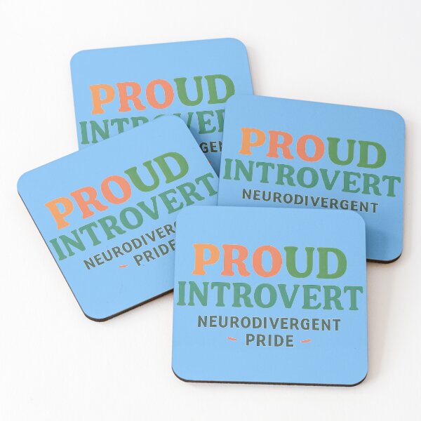Item preview, Proud Introvert Neurodivergent Pride designed and sold by ArtComixHaven.