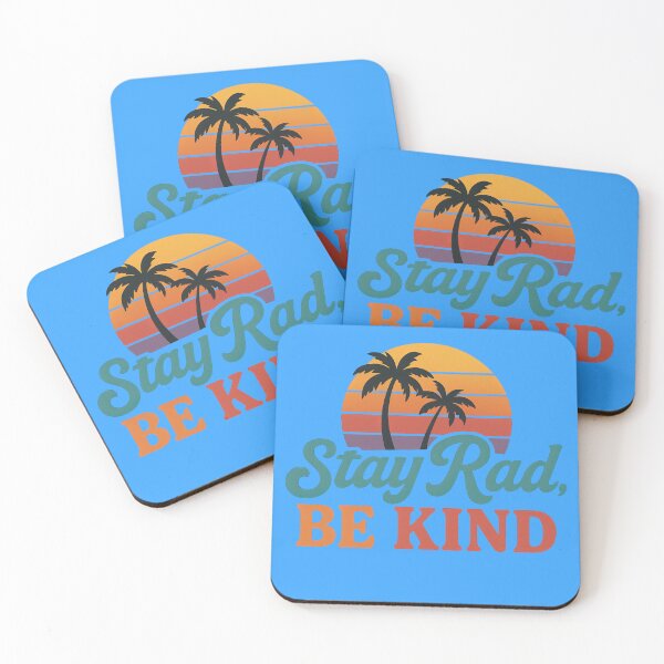 Item preview, Stay Rad Be Kind Retro Sunset designed and sold by ArtComixHaven.