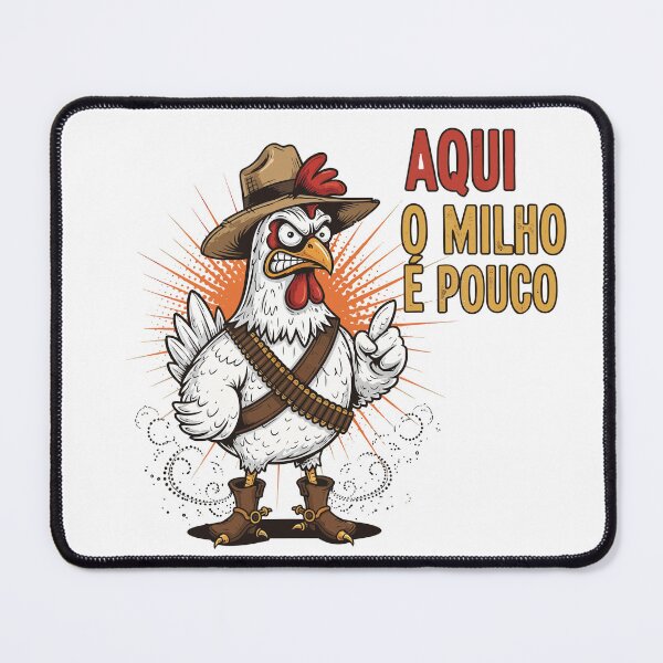 Item preview, Righteous Chicken – Country, but Dangerous | Rustic and Fun Print designed and sold by kzadoxico.