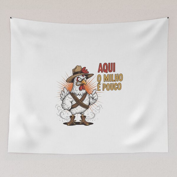 Item preview, Righteous Chicken – Country, but Dangerous | Rustic and Fun Print designed and sold by kzadoxico.