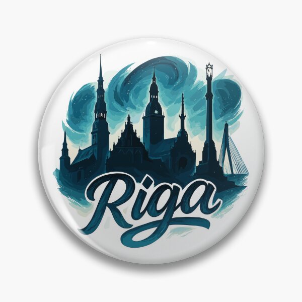 Item preview, Riga capital Latvia Baltic maritime gift designed and sold by Pineapple-Tree.