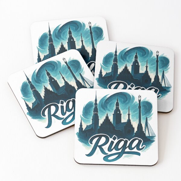 Item preview, Riga capital Latvia Baltic maritime gift designed and sold by Pineapple-Tree.
