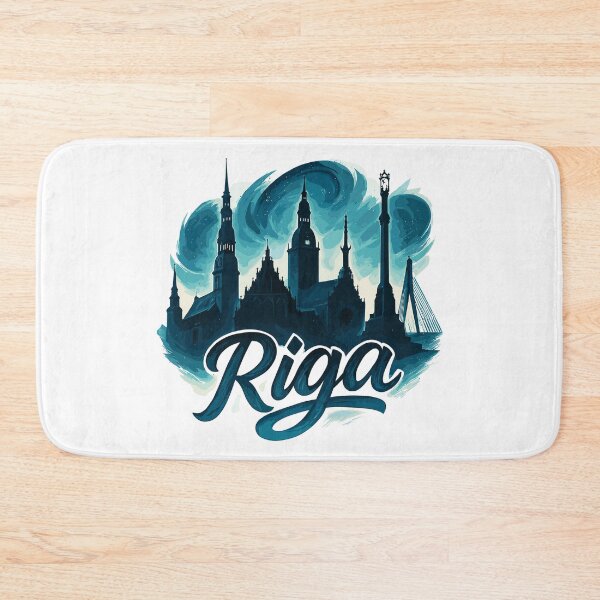 Item preview, Riga capital Latvia Baltic maritime gift designed and sold by Pineapple-Tree.