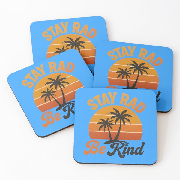Item preview, Stay Rad Be Kind Retro Sunset designed and sold by ArtComixHaven.