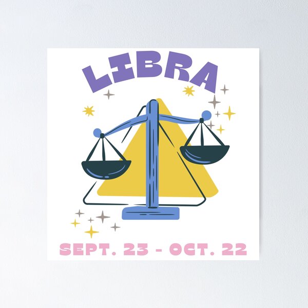 Item preview, Libra Astrology  designed and sold by Post Haste Art.