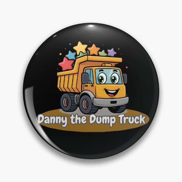 Item preview, Danny the Dump Truck – Cute Cartoon Construction for Kids designed and sold by ArtistanForge.