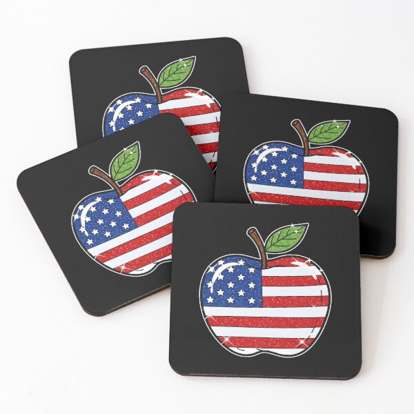 Item preview, Patriotic Apple: USA Flag Design designed and sold by Claustronautas.