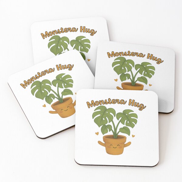Item preview, Monstera Hug – Cute Plant Pun Minimalist Illustration designed and sold by Lazy T Co..