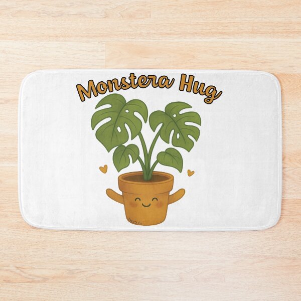 Item preview, Monstera Hug – Cute Plant Pun Minimalist Illustration designed and sold by Lazy T Co..