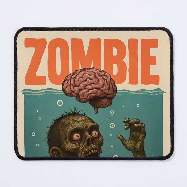 Item preview, Zombie Underwater - Underwater Brain Hunt designed and sold by NightTimeJ.
