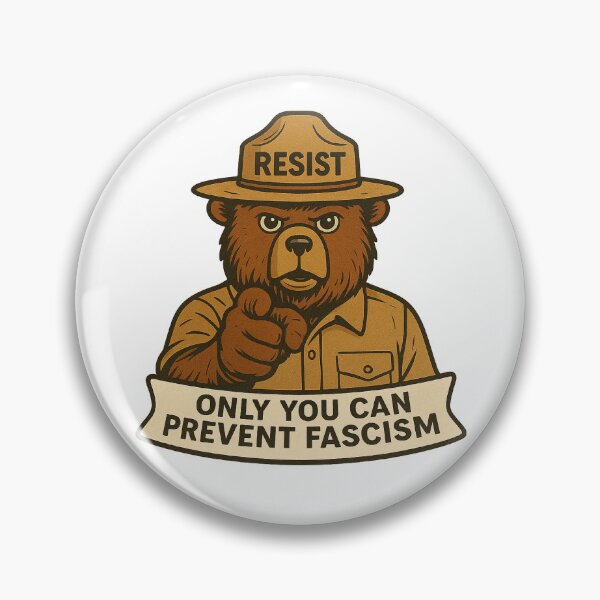 Item preview, Smokey The Bear Only You Can Prevent Fascism  designed and sold by Metro Bionic.