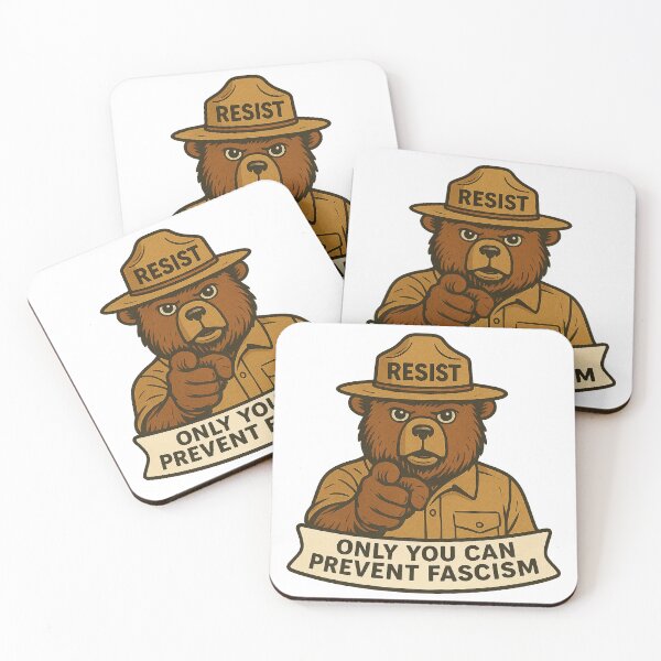 Item preview, Smokey The Bear Only You Can Prevent Fascism  designed and sold by Metro Bionic.