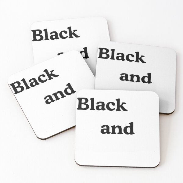 Item preview, Black and… (Where’s White) – Witty Minimalist Pun Design designed and sold by Ink on Thread.