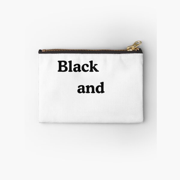 Item preview, Black and… (Where’s White) – Witty Minimalist Pun Design designed and sold by Ink on Thread.