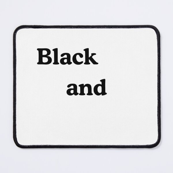 Item preview, Black and… (Where’s White) – Witty Minimalist Pun Design designed and sold by Ink on Thread.