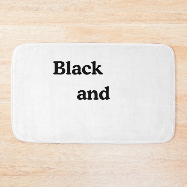 Item preview, Black and… (Where’s White) – Witty Minimalist Pun Design designed and sold by Ink on Thread.