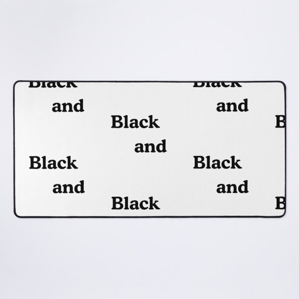 Item preview, Black and… (Where’s White) – Witty Minimalist Pun Design designed and sold by Ink on Thread.