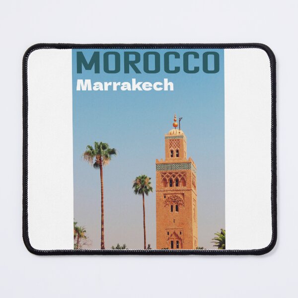 Item preview, Copy of Marrakech Morocco Travel Poster | Koutoubia Mosque Print designed and sold by dijjaboutique.