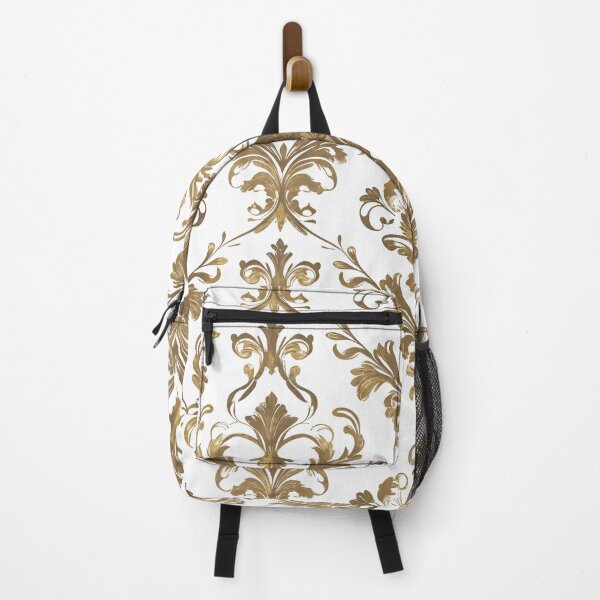 Item preview, Elegant Gold Baroque Damask Pattern designed and sold by The Rabbit Cave.