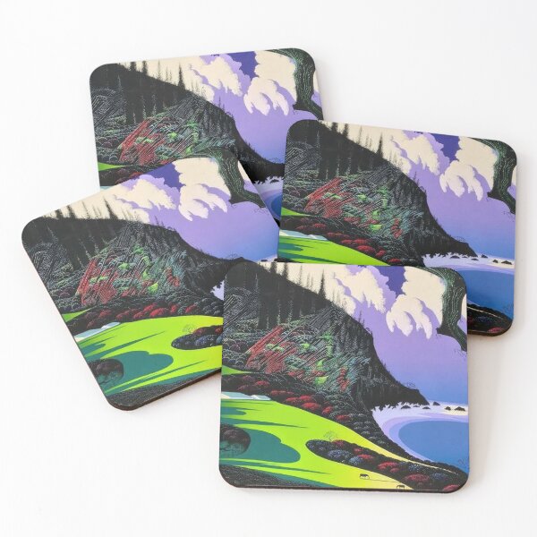 Item preview, Eyvind Earle designed and sold by KaijuNoKaiju.