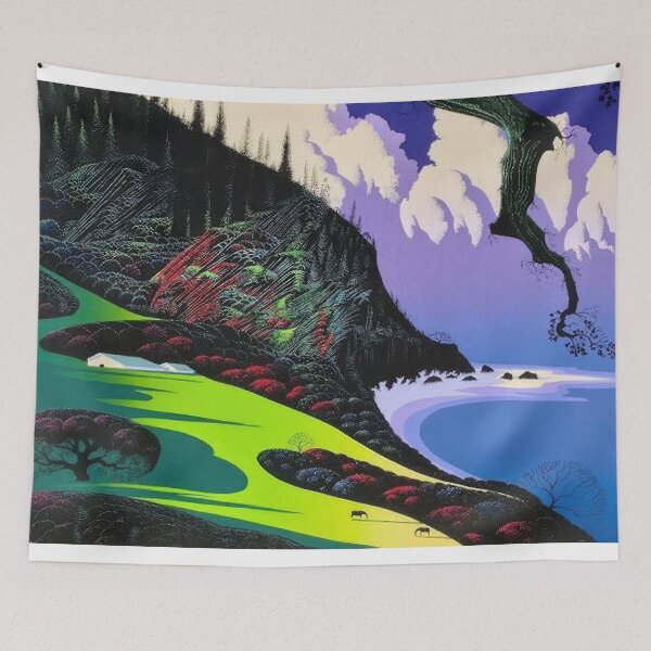 Item preview, Eyvind Earle designed and sold by KaijuNoKaiju.