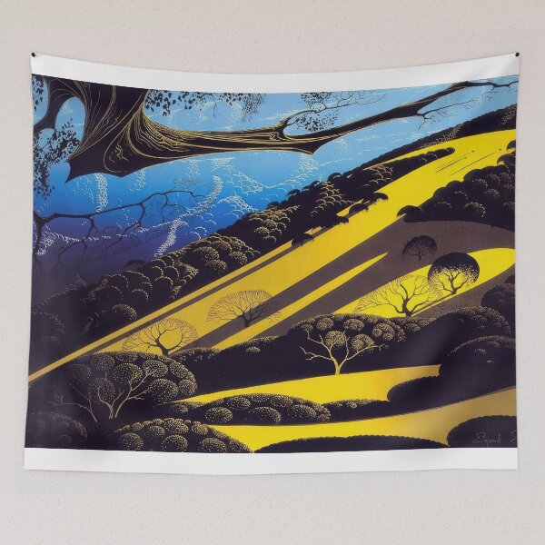 Item preview, Eyvind Earle designed and sold by KaijuNoKaiju.