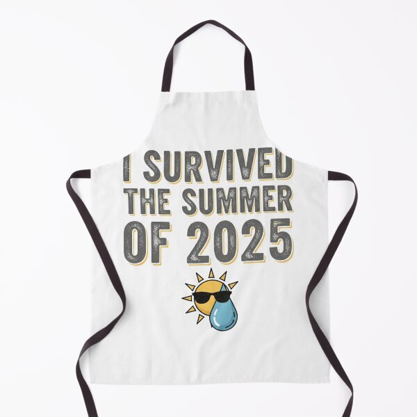 Item preview, I Survived The Summer of 2025 - Funny Sarcastic Sun Melting T-Shirt designed and sold by Clavivs.