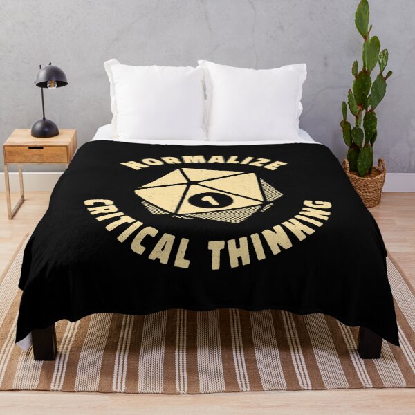 Item preview, Normalize Critical Thinking by Tobe Fonseca designed and sold by Tobe Fonseca®.