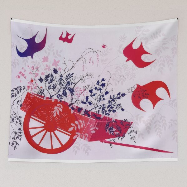 Item preview, Eyvind Earle designed and sold by KaijuNoKaiju.