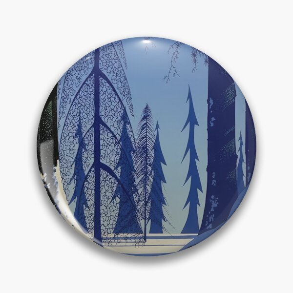 Item preview, Eyvind Earle designed and sold by KaijuNoKaiju.