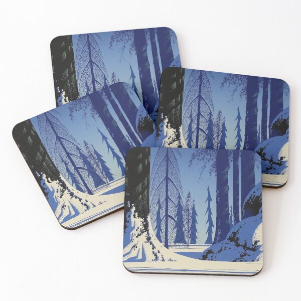 Item preview, Eyvind Earle designed and sold by KaijuNoKaiju.