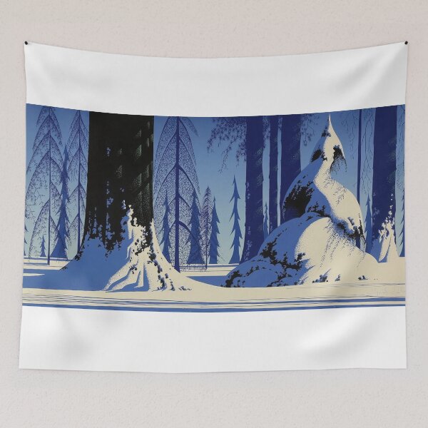 Item preview, Eyvind Earle designed and sold by KaijuNoKaiju.