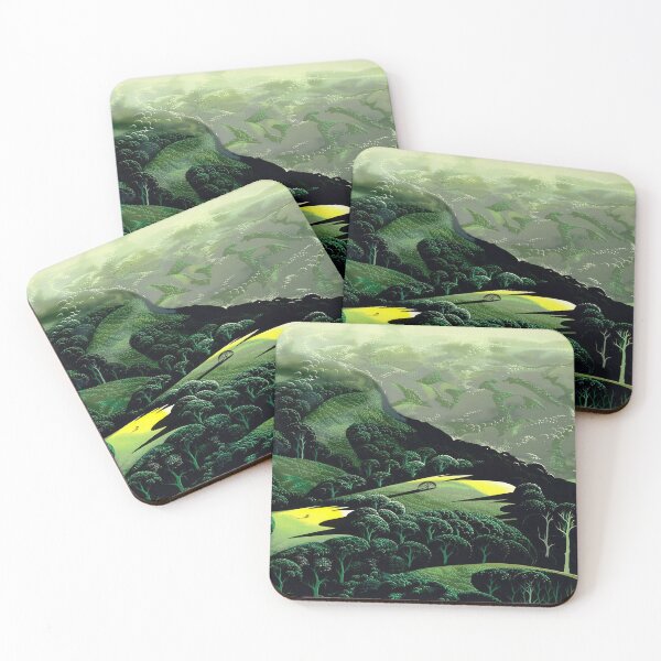 Item preview, Eyvind Earle designed and sold by KaijuNoKaiju.