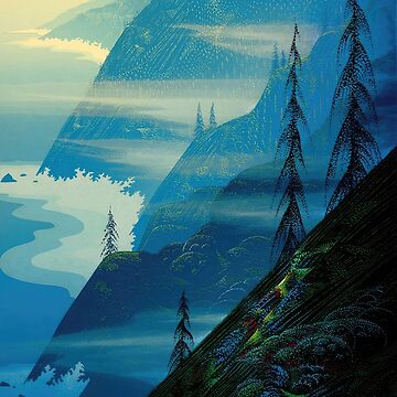 Artwork thumbnail, Eyvind Earle by KaijuNoKaiju
