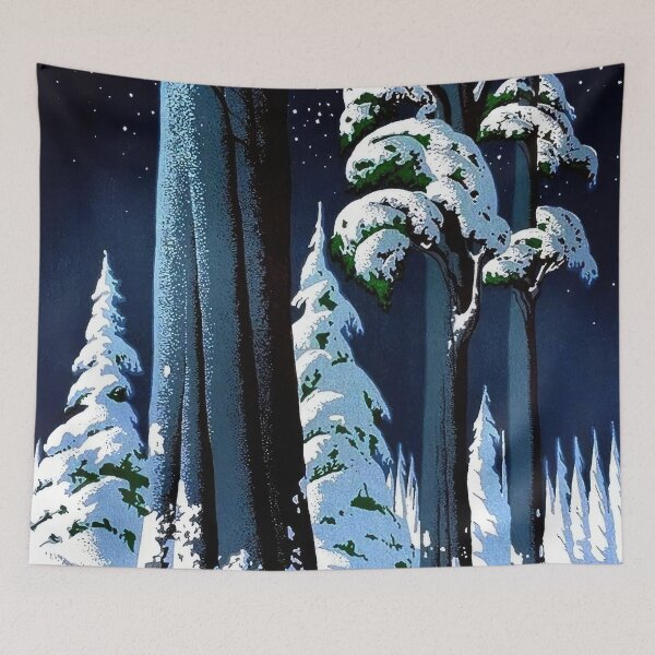 Item preview, Eyvind Earle designed and sold by KaijuNoKaiju.