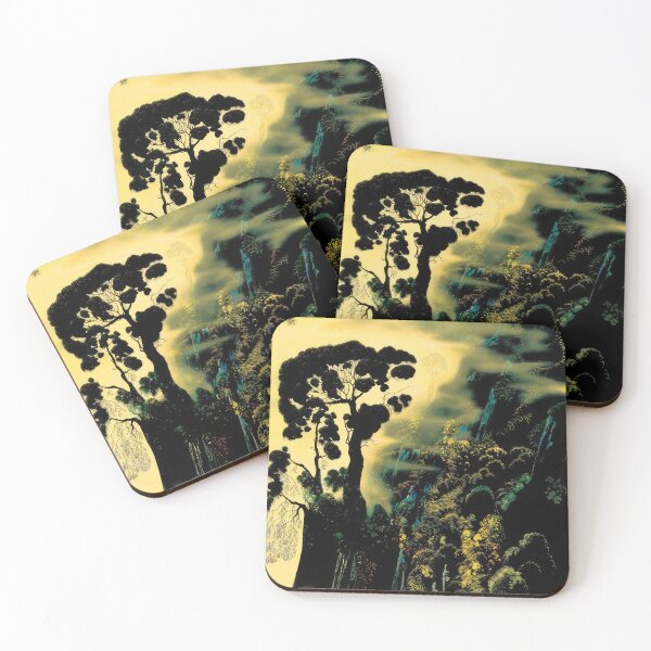 Item preview, Eyvind Earle designed and sold by KaijuNoKaiju.