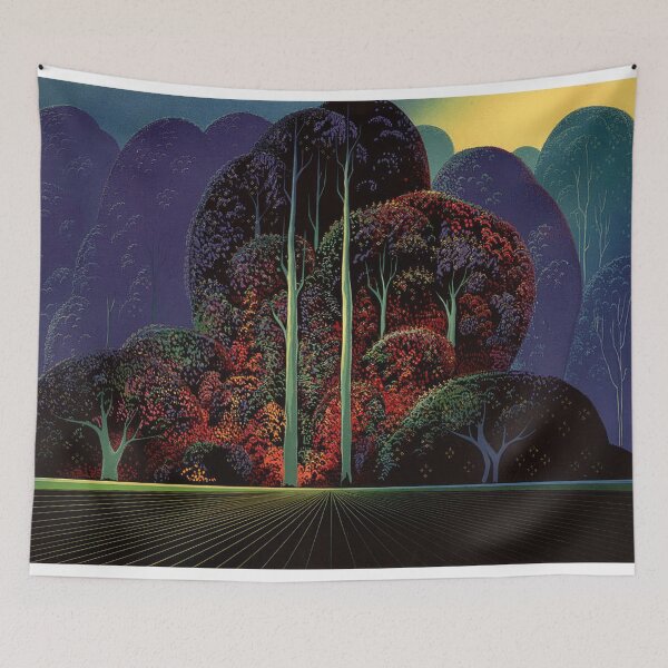 Item preview, Eyvind Earle designed and sold by KaijuNoKaiju.