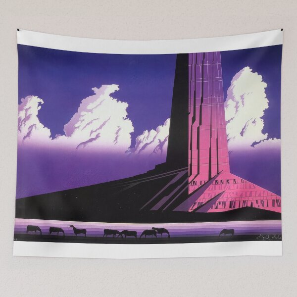 Item preview, Eyvind Earle designed and sold by KaijuNoKaiju.