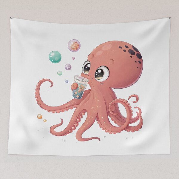 Item preview, Sweet Bubble Drink Octopus designed and sold by Fadi Alyaldani.